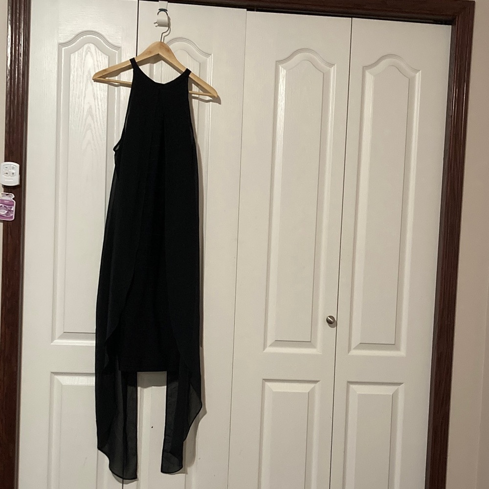 VENUS Black High Low Dress